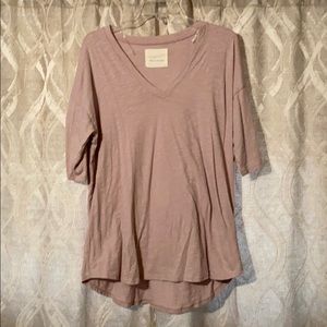 Boutique tunic top. Mauve pink color